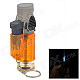 609 Windproof Tri-Flame Butane Jet Lighter - Orange