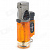 609 Windproof Tri-Flame Butane Jet Lighter - Orange