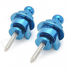 ZEA-J005B Zinc Alloy Guitar Strap Locks - Blue (2 PCS / Size S)