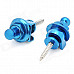 ZEA-J005B Zinc Alloy Guitar Strap Locks - Blue (2 PCS / Size S)