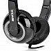 Bingle B320 Headband Headphones w/ Microphone - Black (3.5mm Plug)