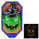 Halloween Spooky Witch Style Doorbell w/ Talking Spider - Green + Blue + Black (3 x AA)