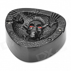 Scary Coughing & Screaming Ashtray - Black (2 x AA)