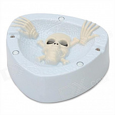 Scary Coughing & Screaming Ashtray - White (2 x AA)