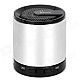MKBS-004 Mini Bluetooth v3.0 + EDR 2.1-Channel Speaker w/ Strap - Silver + Black