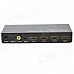 1080p 4-Port HDMI Input to HDMI + Optical/Coaxial Audio Output Converter (100~240V AC)