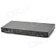 HDMI 1080p 4x2 Matrix Power Amplified Switch and 2-Output Splitter with Remote Control (100~240V AC)