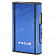 FOCUS JUNLANG Aluminum Alloy + Plastic Automatic Cigarette Case -Blue + Black