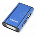 FOCUS JUNLANG Aluminum Alloy + Plastic Automatic Cigarette Case -Blue + Black