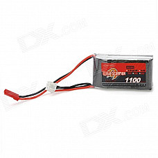 Wild Scorpion 7.4V 25C 1100mAh Li-Poly Batter Pack for R/C Model - Silver