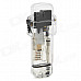 AM265 Windproof Plastic Butane Jet Lighter w/ LED Flashlight - Transparent (3 x AG3)