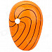 Radial Line Style Plastic Mask w/ Elastic Strap - Orange