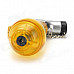 Vase Style Windproof Plastic Butane Jet Torch Lighter with Cap - Yellow