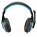 Cosonic CT-770 Stereo Gaming Headphones w/ Microphone - Blue + Black