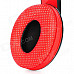 Kanen MC780 Stylish Headphones w/ External Microphone - Black + Red (3.5mm Plug / 112cm)