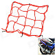 Elastic Baggage Band Helmet Net Holder for Motorcycle - Red