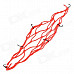 Elastic Baggage Band Helmet Net Holder for Motorcycle - Red