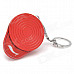 Golf Cap Style ABS Butane Lighter w/ LED Flashlight / Keychain - Red (3 x LR41)