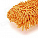 KTM001 Chenille Fiber Car Washing Gloves Sponge Pad - Orange