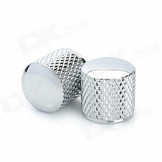 Iron Tone Knob for Guitar / Bass - Silver (2 PCS)