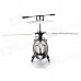 Rechargeable 4-CH IR Remote Controlled R/C Helicopter w/ Gyro - Black + Silver + White