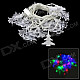 3W 30-LED Strobe RGB Light Christmas Tree Style Decorative String Light (220V / 2-Round-Pin Plug)