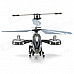 Rechargeable 4-CH IR Remote Control Helicopter w/ USB Cable + Gyro - Green + Black + More