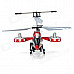 Rechargeable 4-CH IR Remote Control Helicopter w/ USB Cable + Gyro - Red + Black + Silver