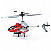 Rechargeable 4-CH IR Remote Control Helicopter w/ USB Cable + Gyro - Red + Black + Silver