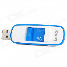 Lexar S73 Detachable USB 3.0 Flash Drive - Blue + White (8GB)