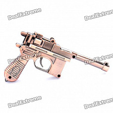 Copperish Vintage Pistol Shaped Butane Lighter