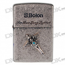 Weathered-Look Bolon Oil Lighter (Death Cross)