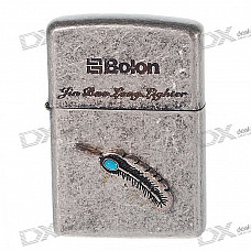 Weathered-Look Bolon Oil Lighter (Feather)