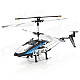 Rechargeable 2.5-CH IR Remote Controlled R/C Helicopter - Blue + Black + Silver