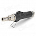 Honest 509 Windproof Butane Jet Torch Lighter with Stand - Black