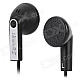 Senmai SM-SE815SP Stylish Earbuds - Black + Silver (3.5mm Plug / 130cm)