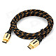 Jinsanjiao JB-H405 HDMI 1.4 Male to Male Cable - Black + Golden (170cm)