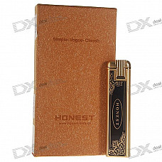 Honest Stylish Windproof Butane Lighter with Protective Hard Case