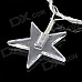 3W 30-LED Five-Pointed Star Style Decorative RGB String Light (220V / 2-Round-Pin Plug)