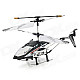 Rechargeable 2.5-CH IR Remote Controlled R/C Helicopter - Black + Silver + White