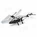 Rechargeable 2.5-CH IR Remote Controlled R/C Helicopter - Black + Silver + White