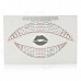 YG-1 Fashionable the Union Jack Pattern Temporary Lip Tattoos Stickers - Red + Blue + White