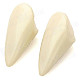 6341 Adult Scary Full Classic Vampire Corpse Dentures Fangs 2-Teeth for Halloween - White