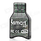 Ismartdigi ISC-BR012 USB 2.0 Micro SD / Mini SD / M2 Card Reader - Black