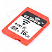 ez Share Wireless Transmission Wi-Fi SDHC Memory Card - Red (16GB / Class 10)