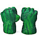 Cosplay HULK Smash Soft Plush Gloves Right & Left - Green (Pair / Free Size)