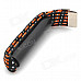 Elastic Band Style Guitar Capo - Black + Silver + Orange