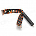 Elastic Band Style Guitar Capo - Black + Silver + Orange