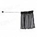 CL-2208 Nylon Mesh Cloth Car Curtain with Suction Cup - Black