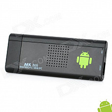 MK809 Dual-Core Android 4.1.1 Google TV Player w/ Wi-Fi / 1GB RAM / 4GB ROM - Black